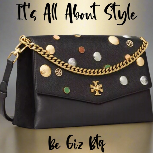 Tory Burch Handbags - Tory Burch Authentic Kira Mixed Materials Embellished Unique Bag Limited Edition